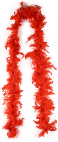 Rødt fjerboa 2 m