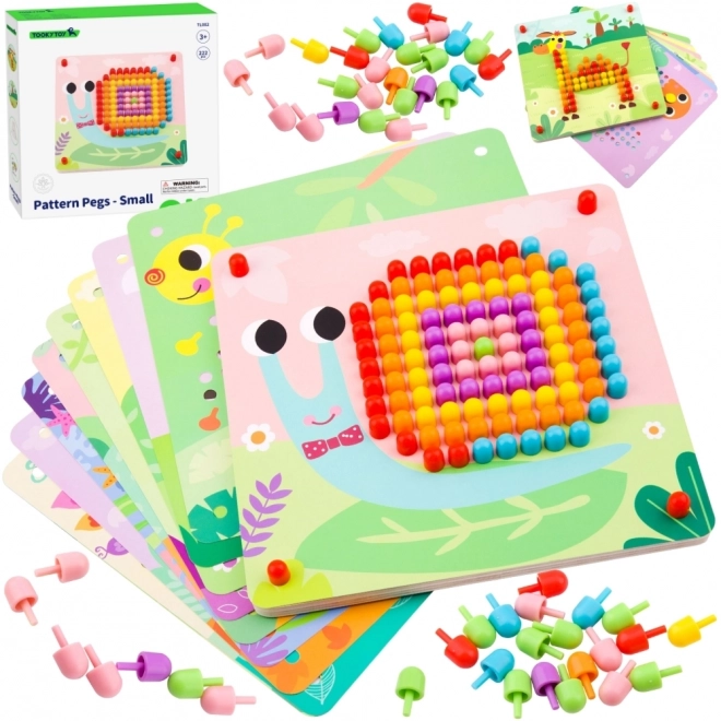 Træ puslespil med knopper fra Tooky Toy