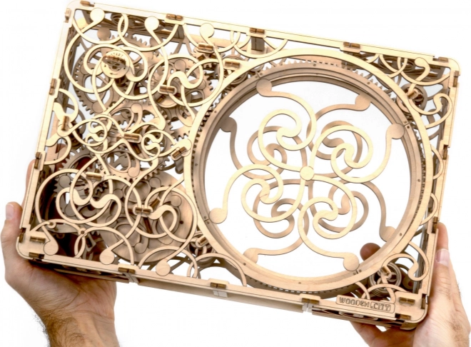 Mekanisk billede - træ 3D puslespil