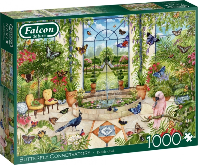 FALCON Puslespil Sommerfugle Drivhus 1000 stykker