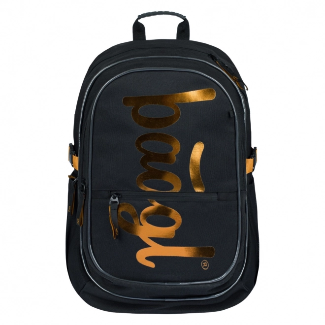 BAAGL Skole rygsæk Core Metallic Bronze