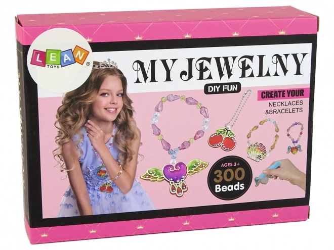 Sæt til fremstilling af smykker DIY med markører og perler