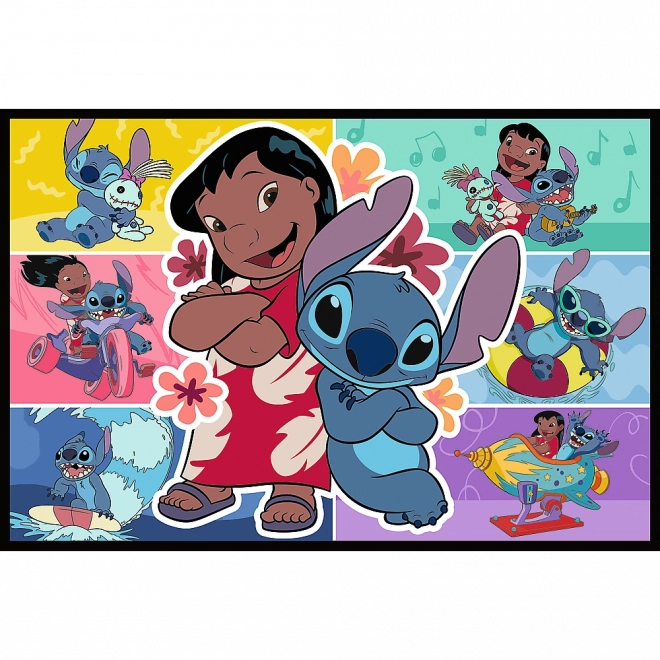 Puslespil 2x200 Glade Stitch Liv - Disney Lilo og Stitch