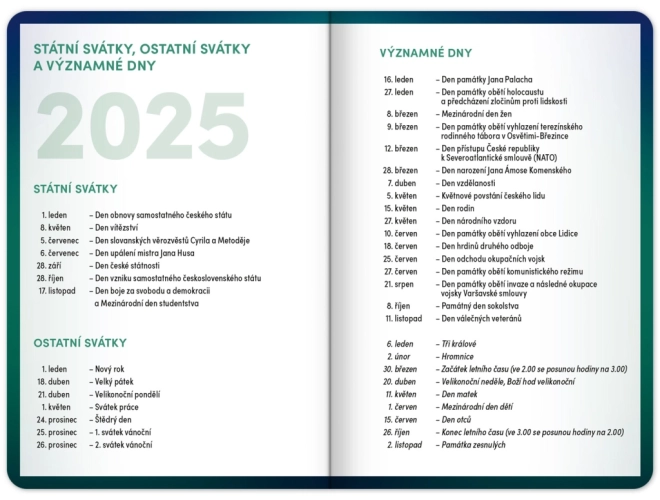 Skolekalender Grøn 2025–2026