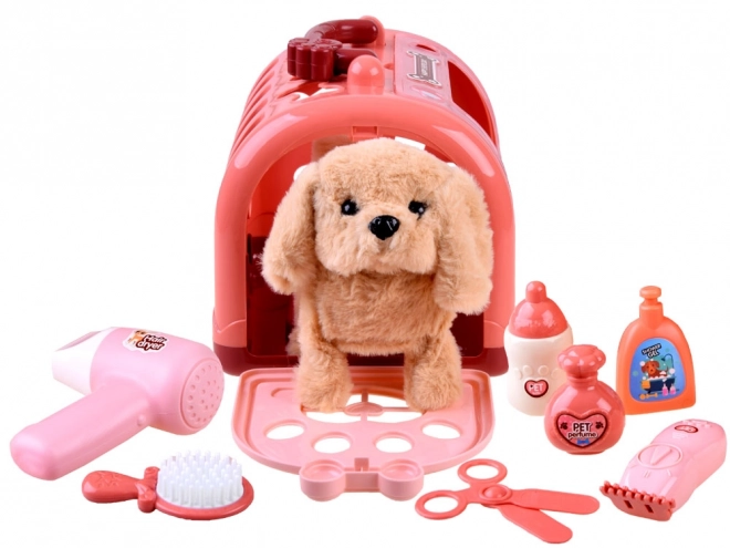 Interaktiv plysbamse i SPA-salon