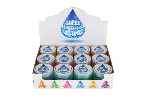 Super gennemsigtig slim mix farver 7 cm