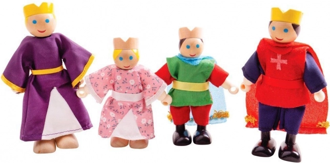 Bigjigs Toys træfigurer kongelig familie