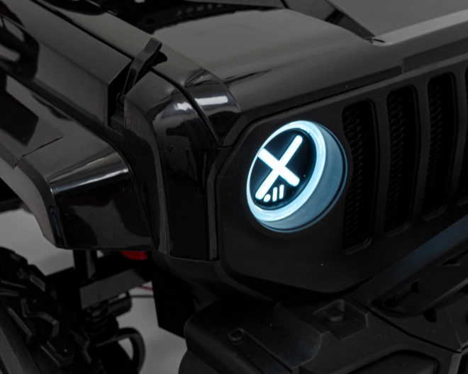 Børne elektrisk off-road bil sort