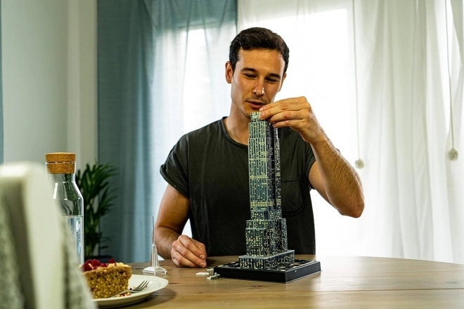 RAVENSBURGER Lysende 3D puslespil Nat Edition Chrysler Building 216 brikker