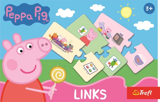 Peppa Gris puslespil med 14 par