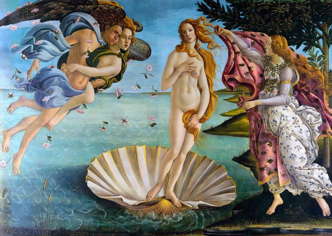 Puslespil Sandro Botticelli Venus’ fødsel 1000 brikker