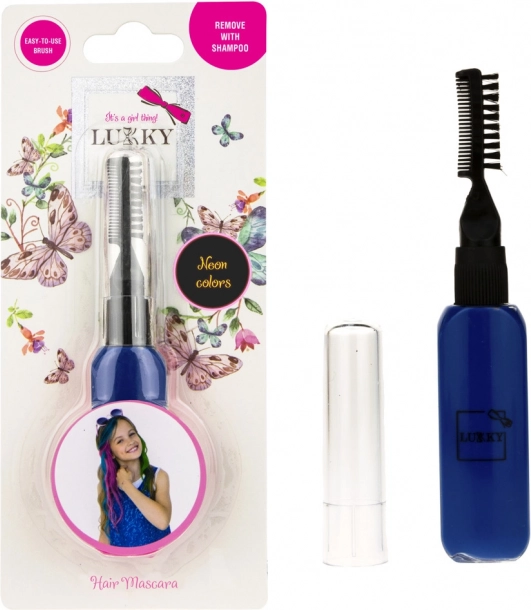 Lukky blå hårmascara