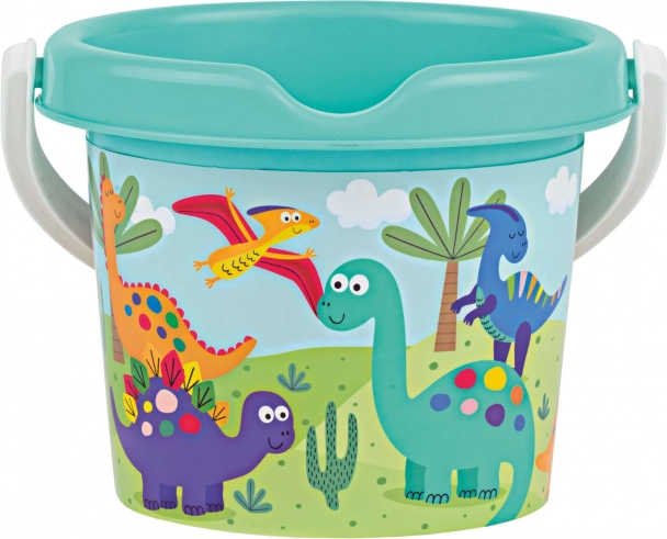 Spand med dinosaurmotiv 13 cm