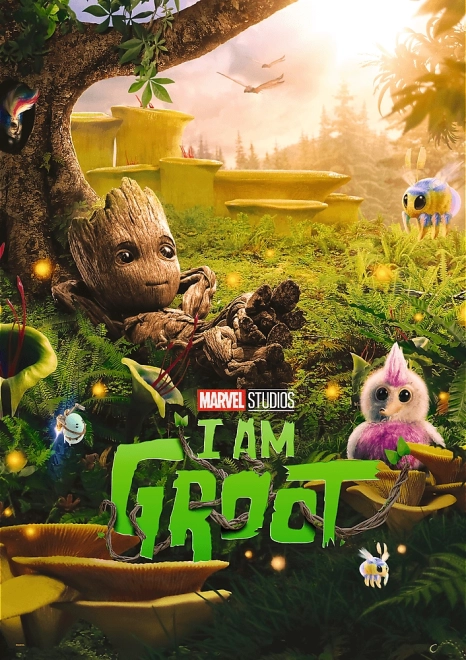 Puslespil Marvel: Jeg er Groot 1000 brikker