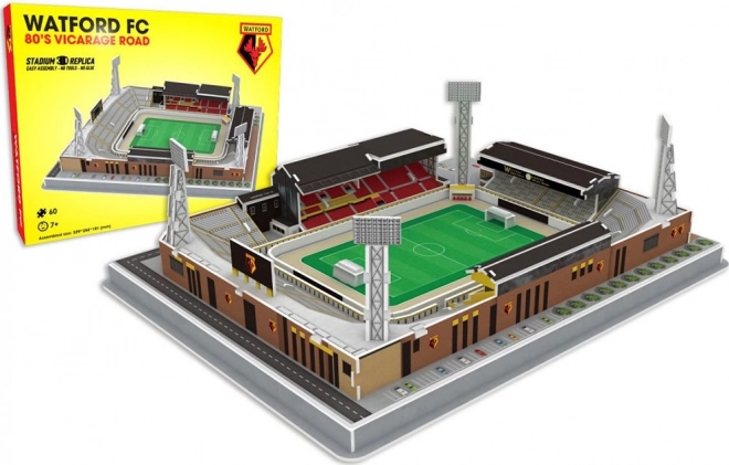 3D puslespil stadion Vicarage Road Watford