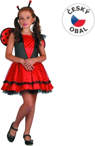 Mariehønekostume til karneval for piger