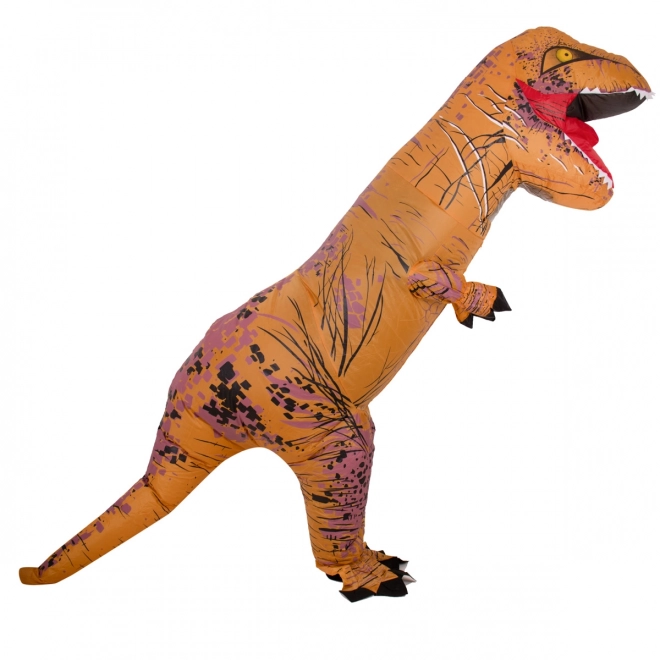 Kostume oppustelig dinosaur T-REX brun