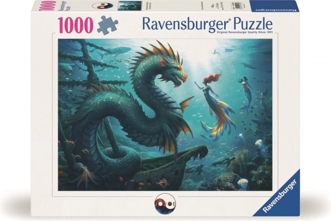 Ravensburger puslespil Havets monstre hemmeligheder 1000 brikker