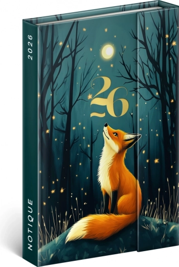 Ugentlig magnetdagbog Fox 2026