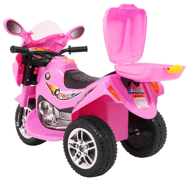 Triciclet BJX-088 elektrisk motorcykel + lyde + lys – Lyserød