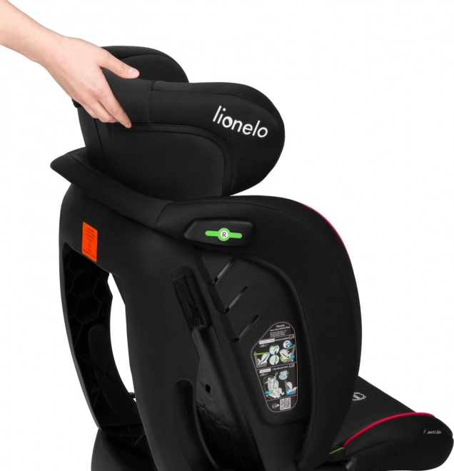 Autostol Lionelo Aart i-Size Grå Grafit
