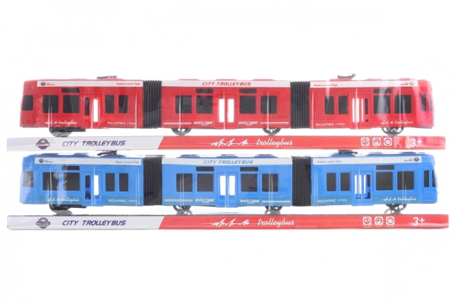 Plastisk trolleybus til børn