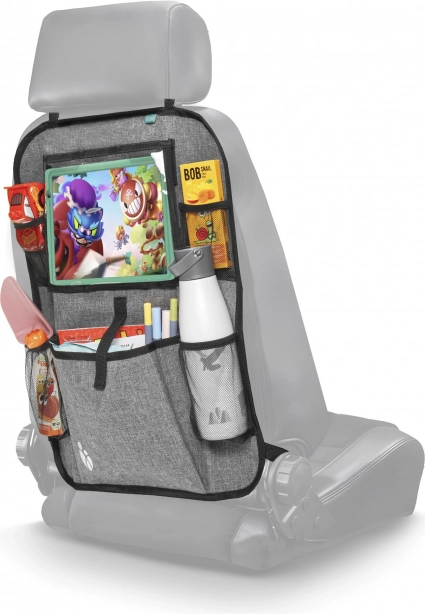 Sædeorganizer med tabletlomme, grå