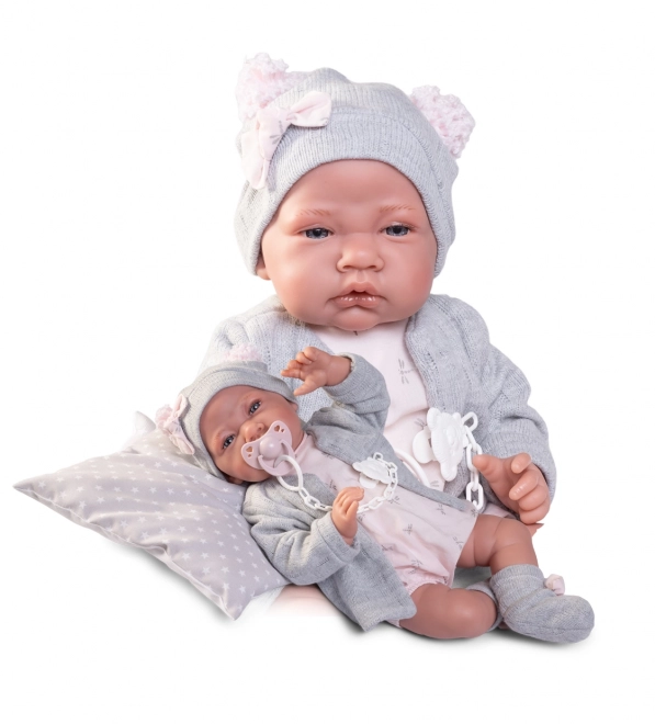 Antonio Juan - realistisk babydukke med blødt stofkrop 42 cm