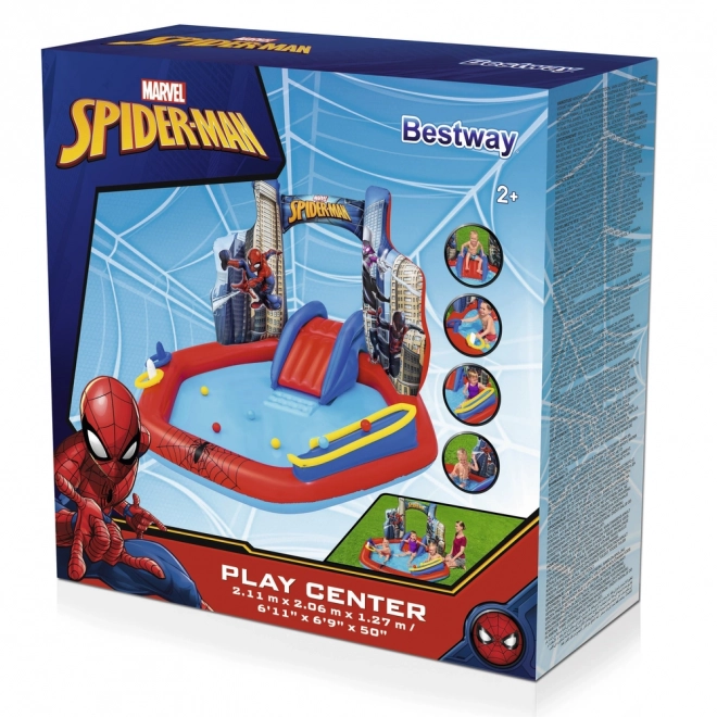 Oppustelig vandlegeplads Spider-Man