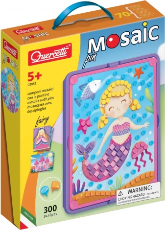 Kreativ mosaik med 300 knapper