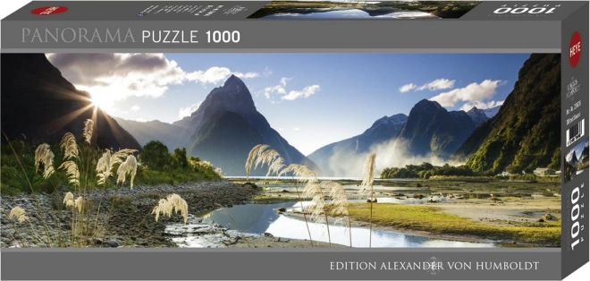 HEYE Panoramapuslespil Milford Sound, Ny Zeeland 1000 brikker