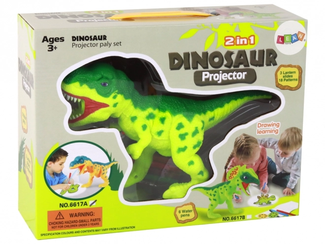 Projektor Dinosaur med Tegnepenne