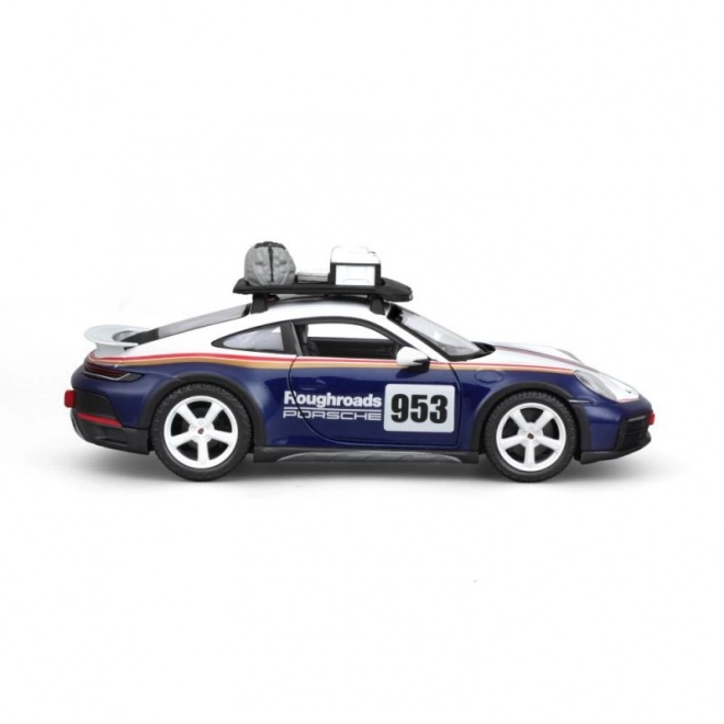 Bburago 1:24 Racing - Porsche 911 Dakar - Blå 953 Roughroads