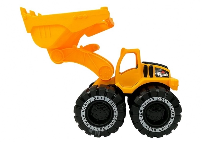 Stor lastbil legetøj med anhænger og bulldozer 49 cm