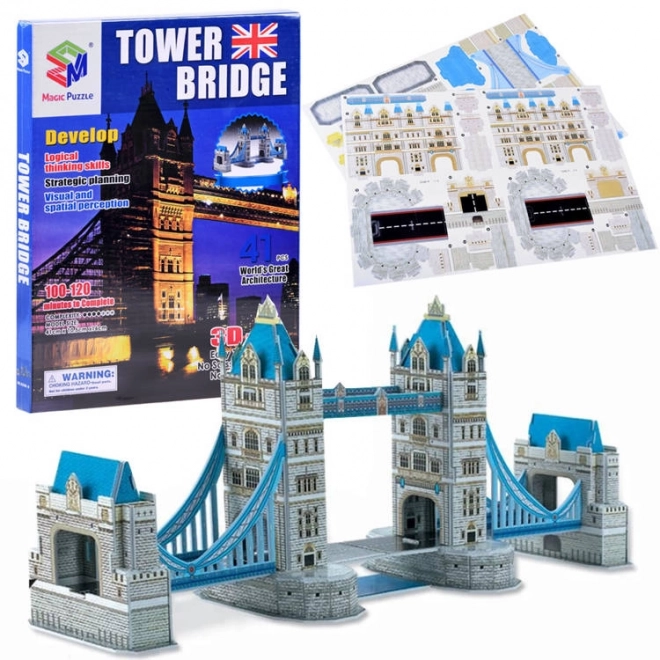 3D-puslespil Tower Bridge