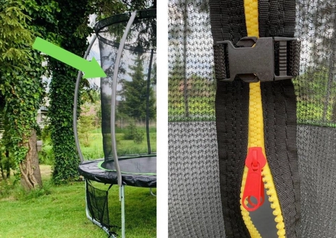 Indvendigt beskyttelsesnet til trampolin 8 ft pink