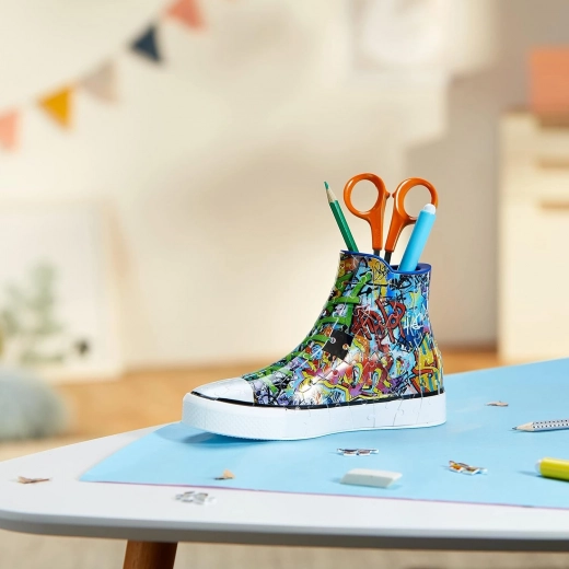 Holdbar udførelse med graffiti-design