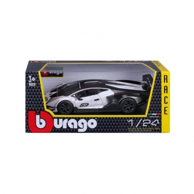 Bburago 1:24 Race Lamborghini Essenza SCV12 – Hvid