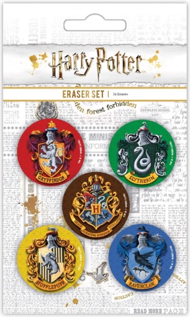 Sæt viskelædere Harry Potter Hogwarts
