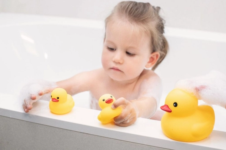 Sjov ved badet hver dag