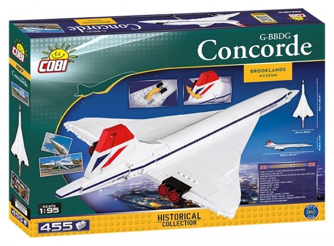 COBI 1917 Concorde fra Brooklands Museum, 1:95, 455 klodser