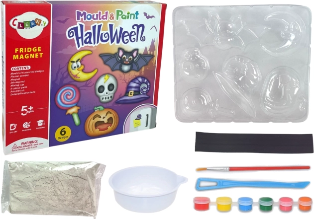 Sæt til fremstilling af Halloween-magneter for gør-det-selv-folk