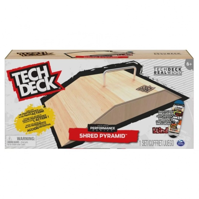 Tech Deck - træ rampe