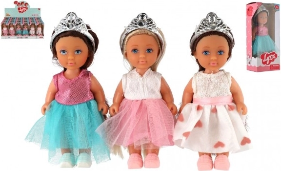 Dukke Prinsesse med Fast Krop 12 cm
