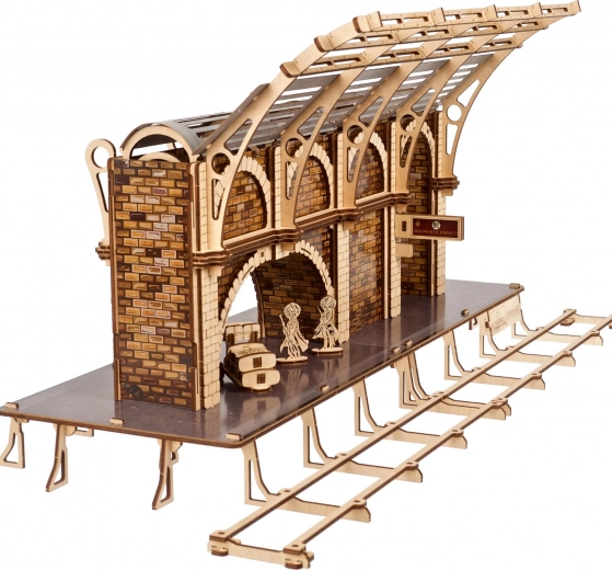 Ugears 3D mekanisk træpuslespil HARRY POTTER – banegårdsperron