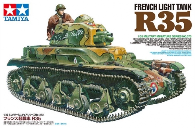 Model af fransk let plasttank Renault R35