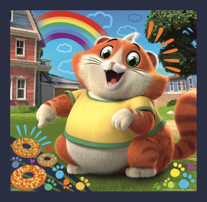 TREFL Puzzle 44 brikker: Mød kattene 3i1 (20,36,50 brikker)