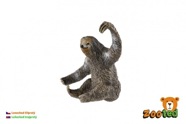 Tredelt plastikdovendyr figurine