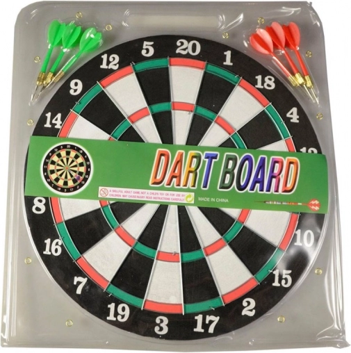 Dartskive med pile 36 cm til børn