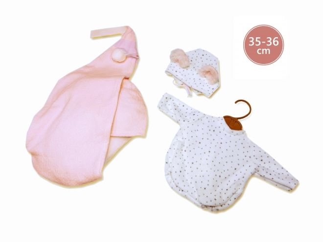 Llorens M635-66 tøj til babydukke NEW BORN størrelse 35-36 cm